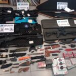 detuvieron extranjeros y secuestraron un arsenal